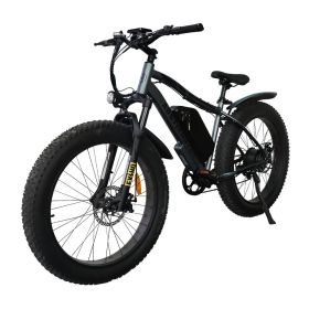 Foldable 20x4.0 Fat Tire E-Bike For Commuting - 500W Motor, 36V 13AH Battery, LCD Display & Dual Disc Brakes (Color: BLACK)